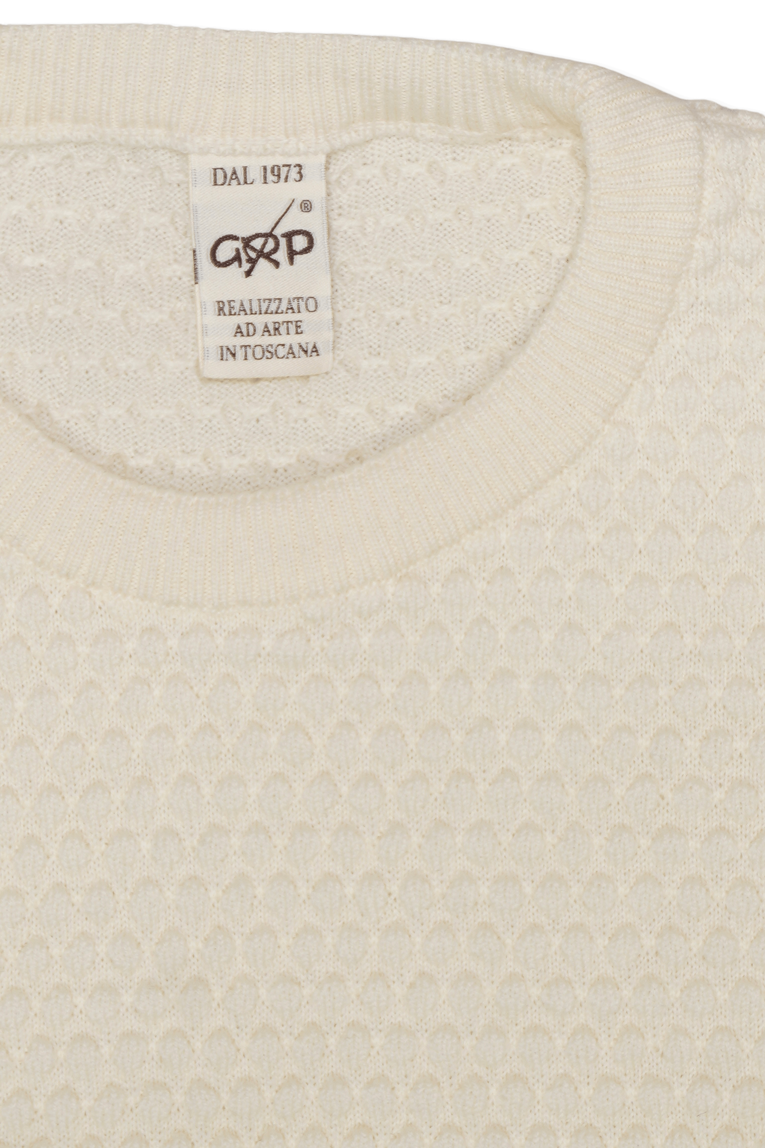 GRP Spotknit Merino Pullover Cream