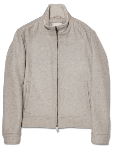 Zonda Cashmere Sports Jacket Warm Grey
