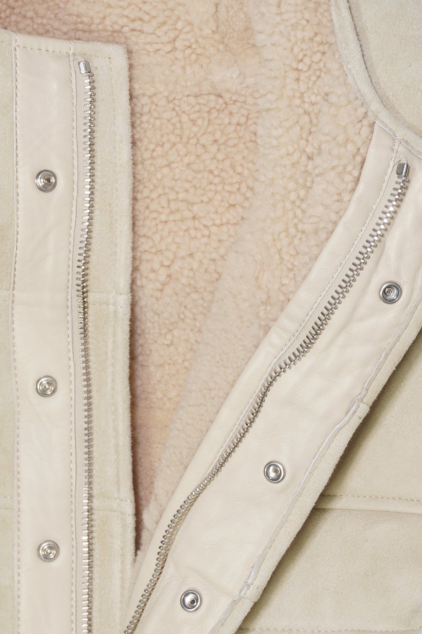 Dondup Shearling Coat Light Sand