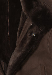 Zonda Shearling Field Jacket Brown