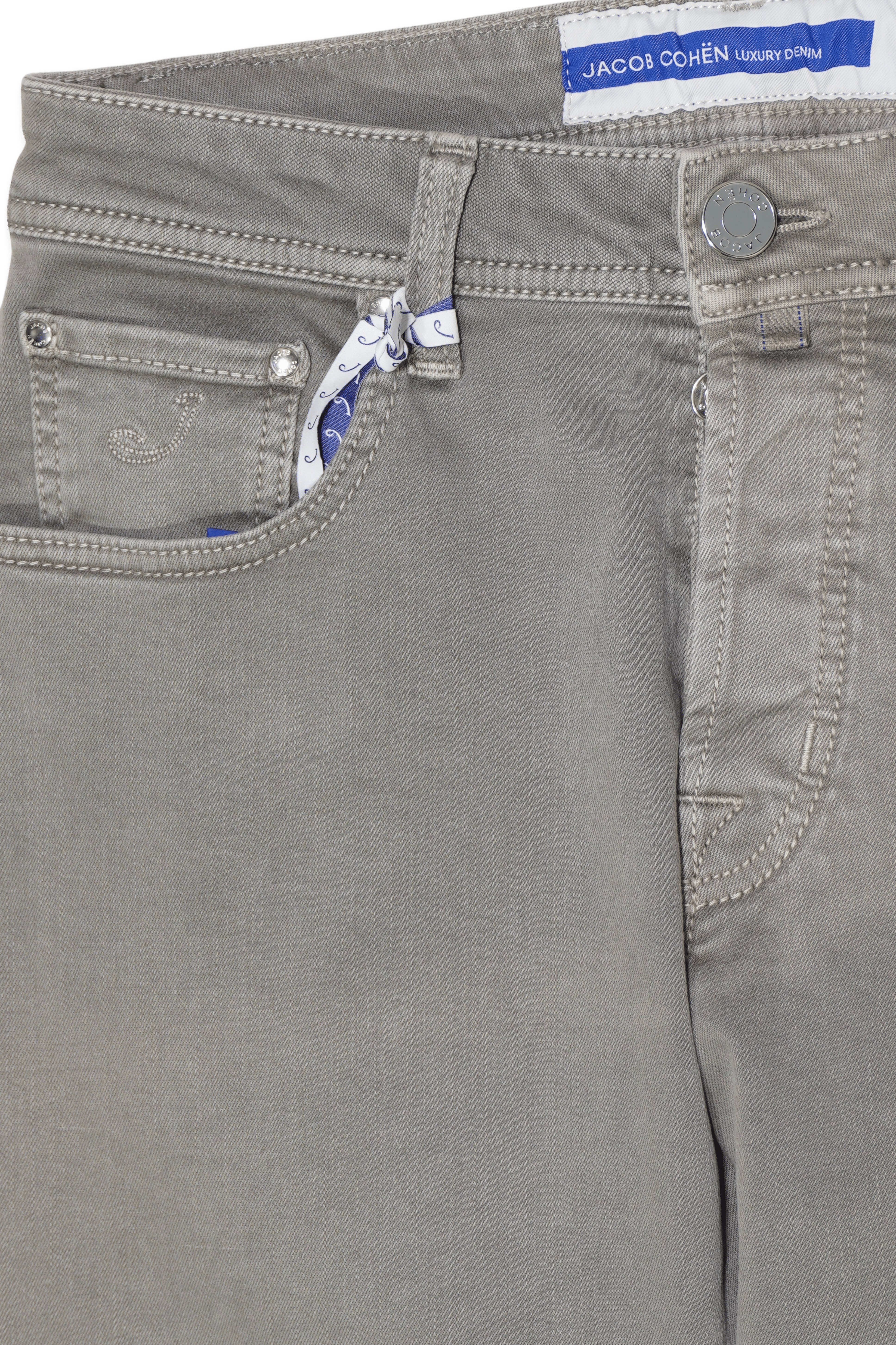 Jacob Cohen Bard Grey Stretch Denim