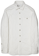 Lardini Unlined Shirt Jacket White