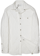 Lardini Unlined Shirt Jacket White