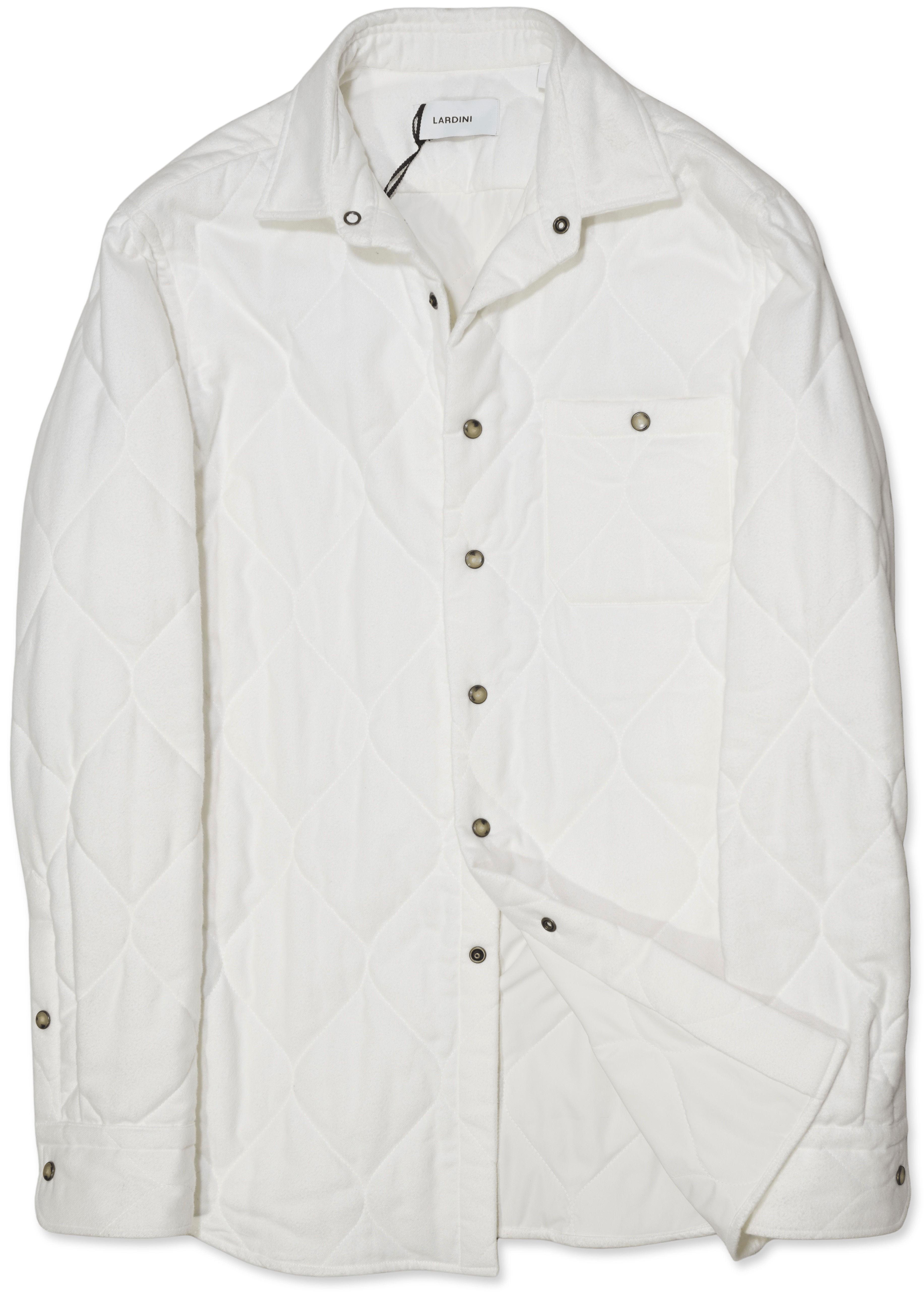 Lardini Unlined Shirt Jacket White