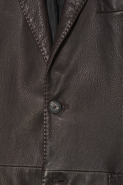 Tagliatore Jacket Lamb Leather Brown