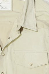LBM Suede Shirt Light Sand
