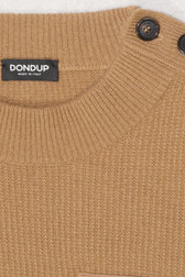 Dondup Pullover Neck Closure Camel