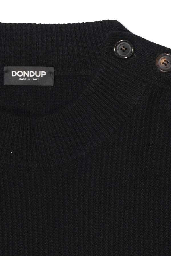 Dondup Pullover Neck Closure Black