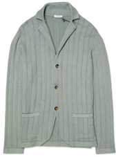 Boglioli Pure Cotton Cardigan Light Green
