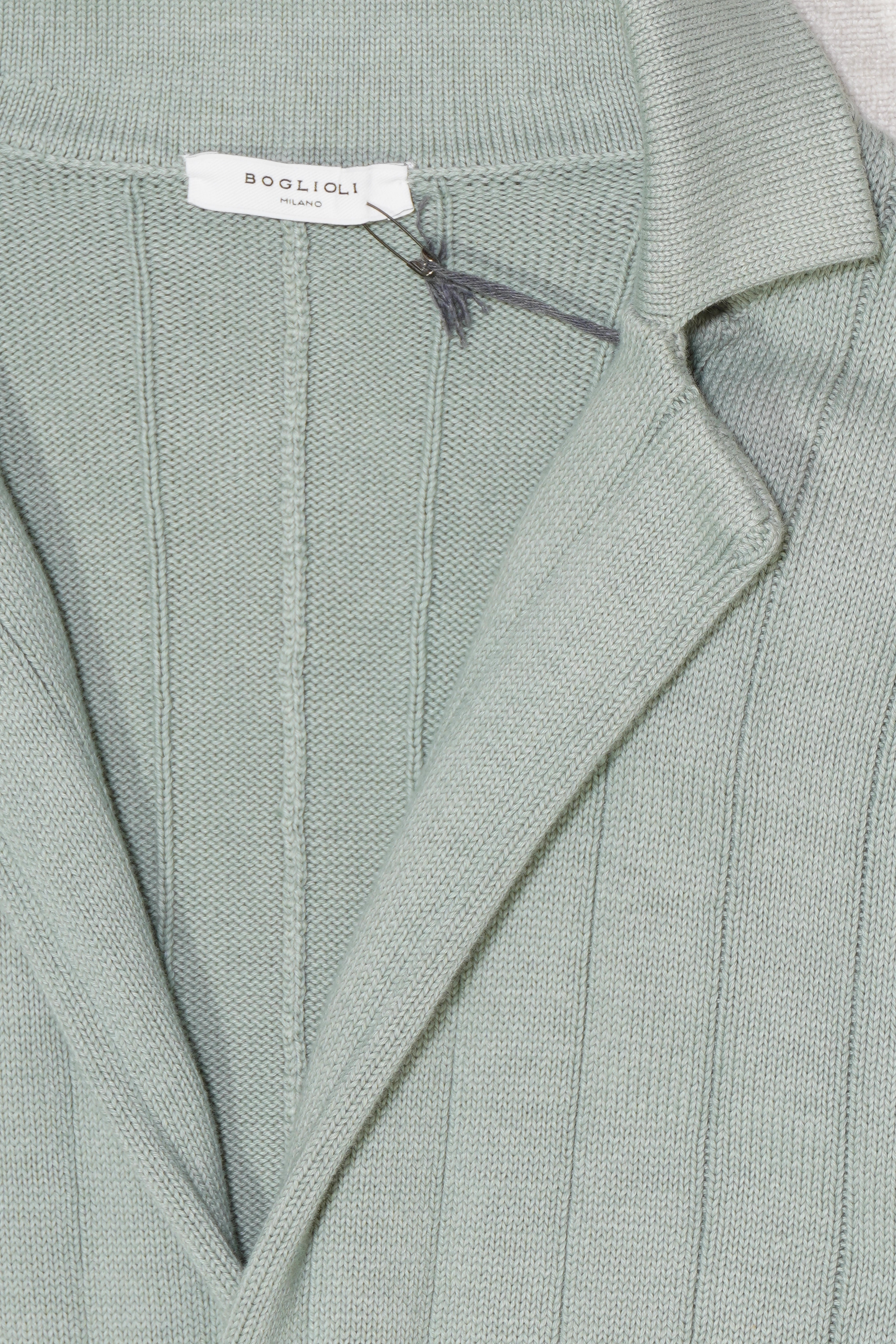 Boglioli Pure Cotton Cardigan Light Green