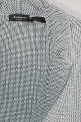 Arovescio Pure Cotton Cardigan Light Grey