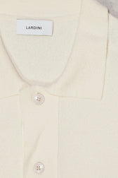 Lardini Knit Shirt Boucle Ecru