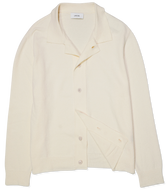 Lardini Knit Shirt Boucle Ecru