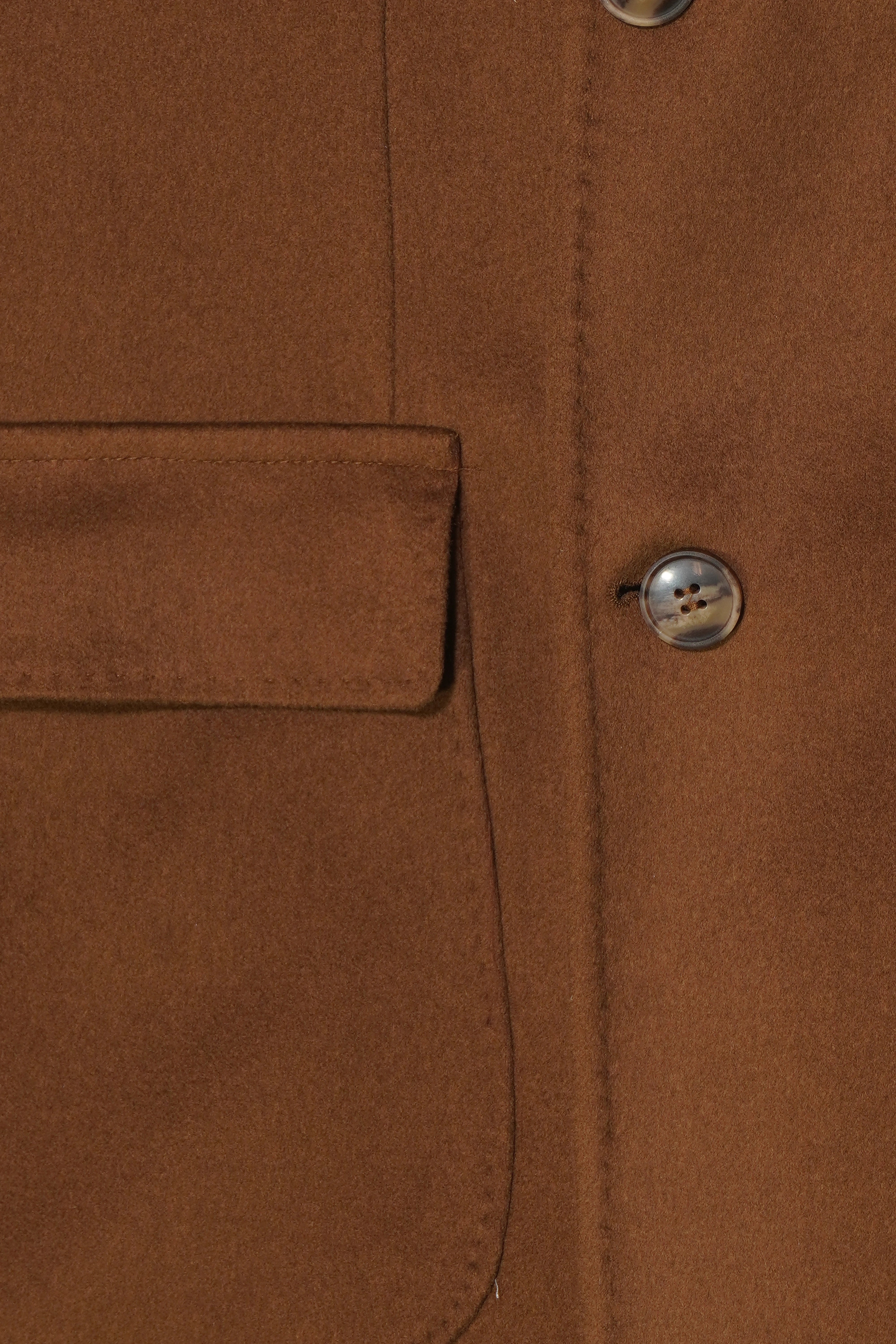 Studio 73 Double Breasted Coat Dark Camel