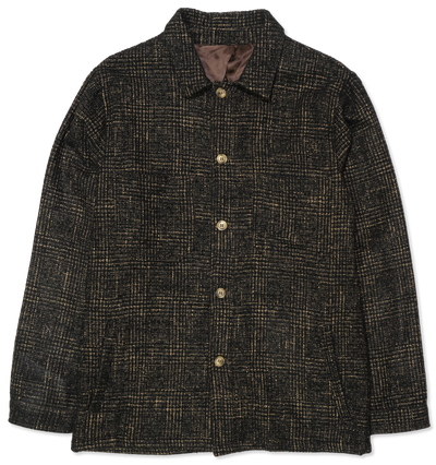Sand Overshirt Check Black