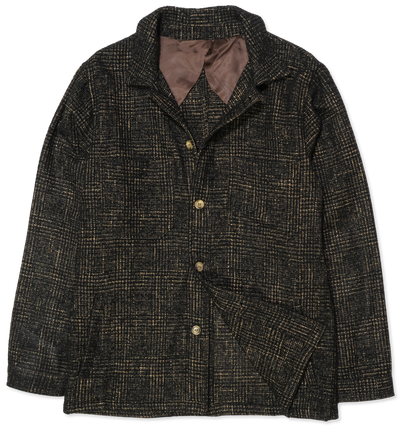 Sand Overshirt Check Black
