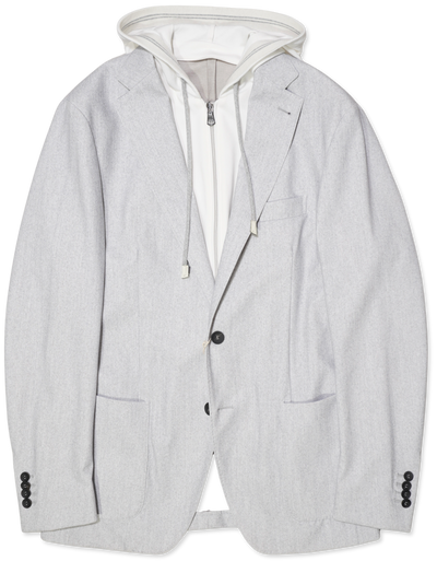 Fradi Technical Jacket Light Grey