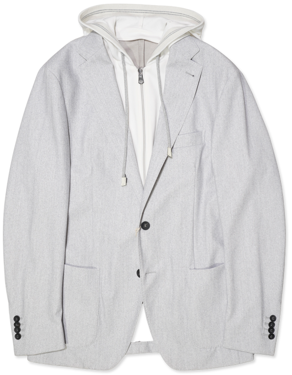 Fradi Technical Jacket Light Grey