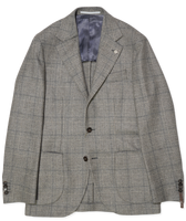 Studio 73 Wool Jacket Check Warm Grey