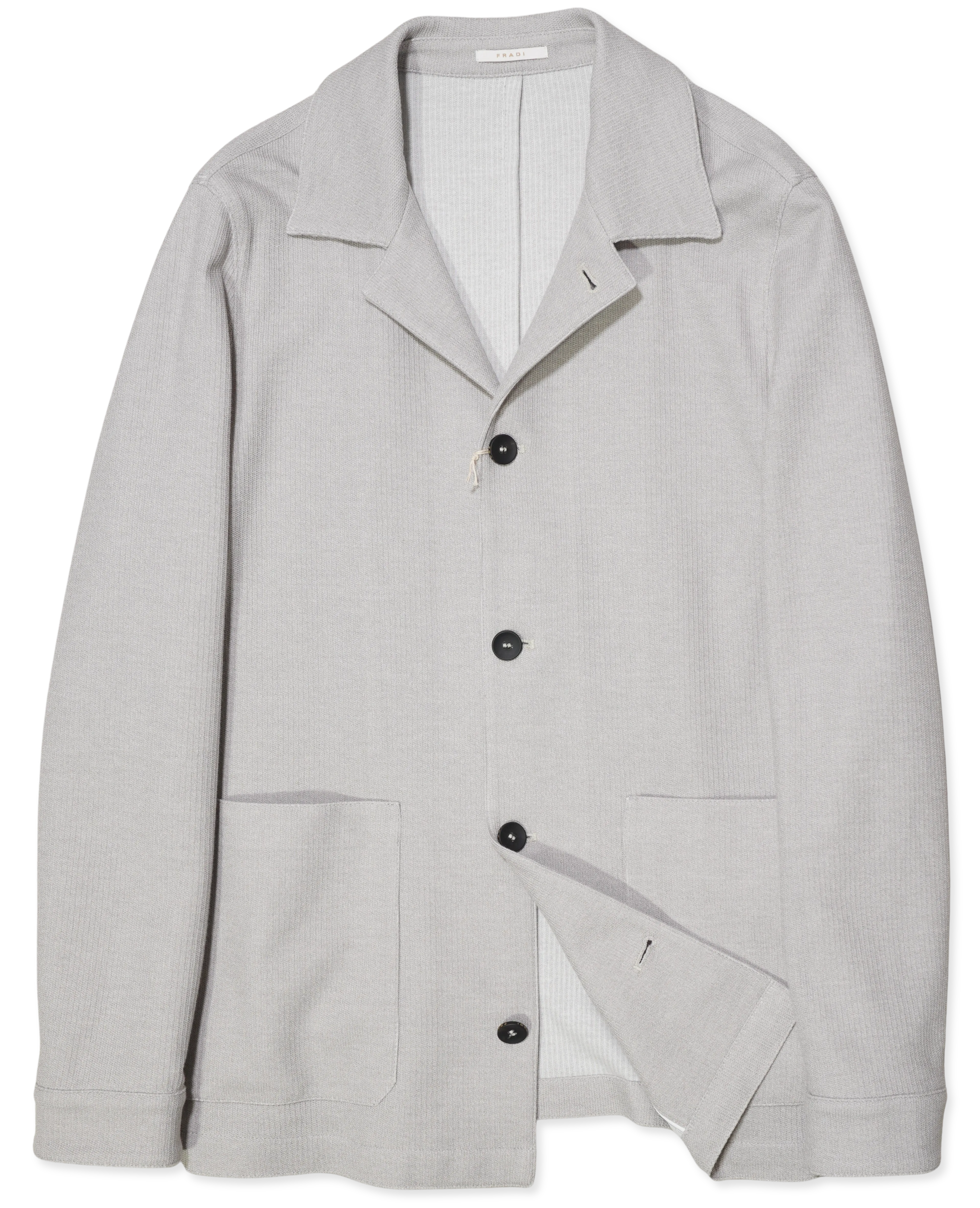 Fradi Overshirt Jacket Knit Light Grey