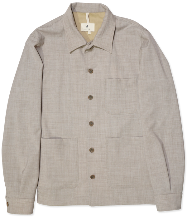 Myths Overshirt Technical Wool Beige