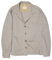 Myths Overshirt Technical Wool Beige