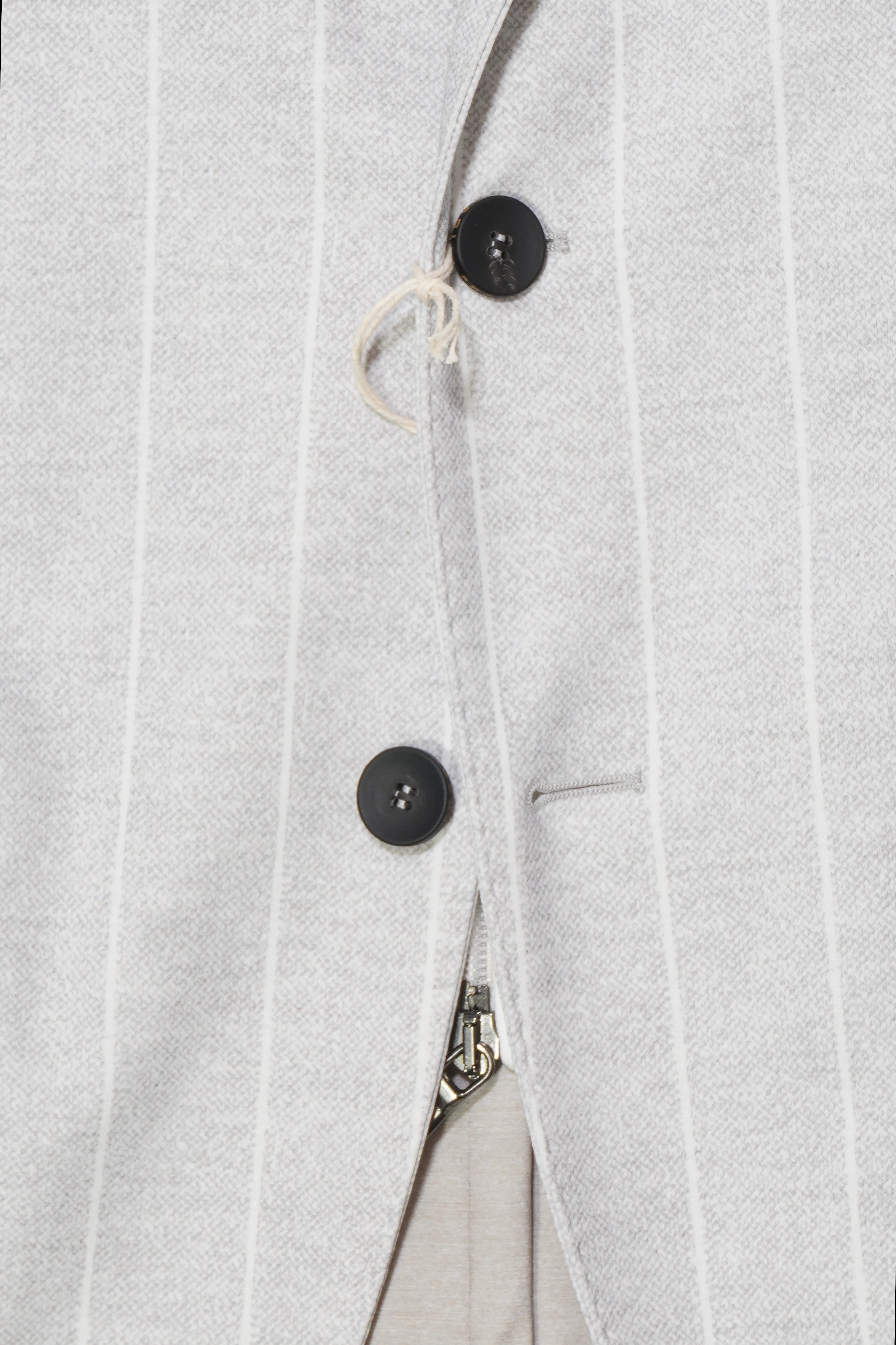 Fradi Technical Jacket Striped Light Grey