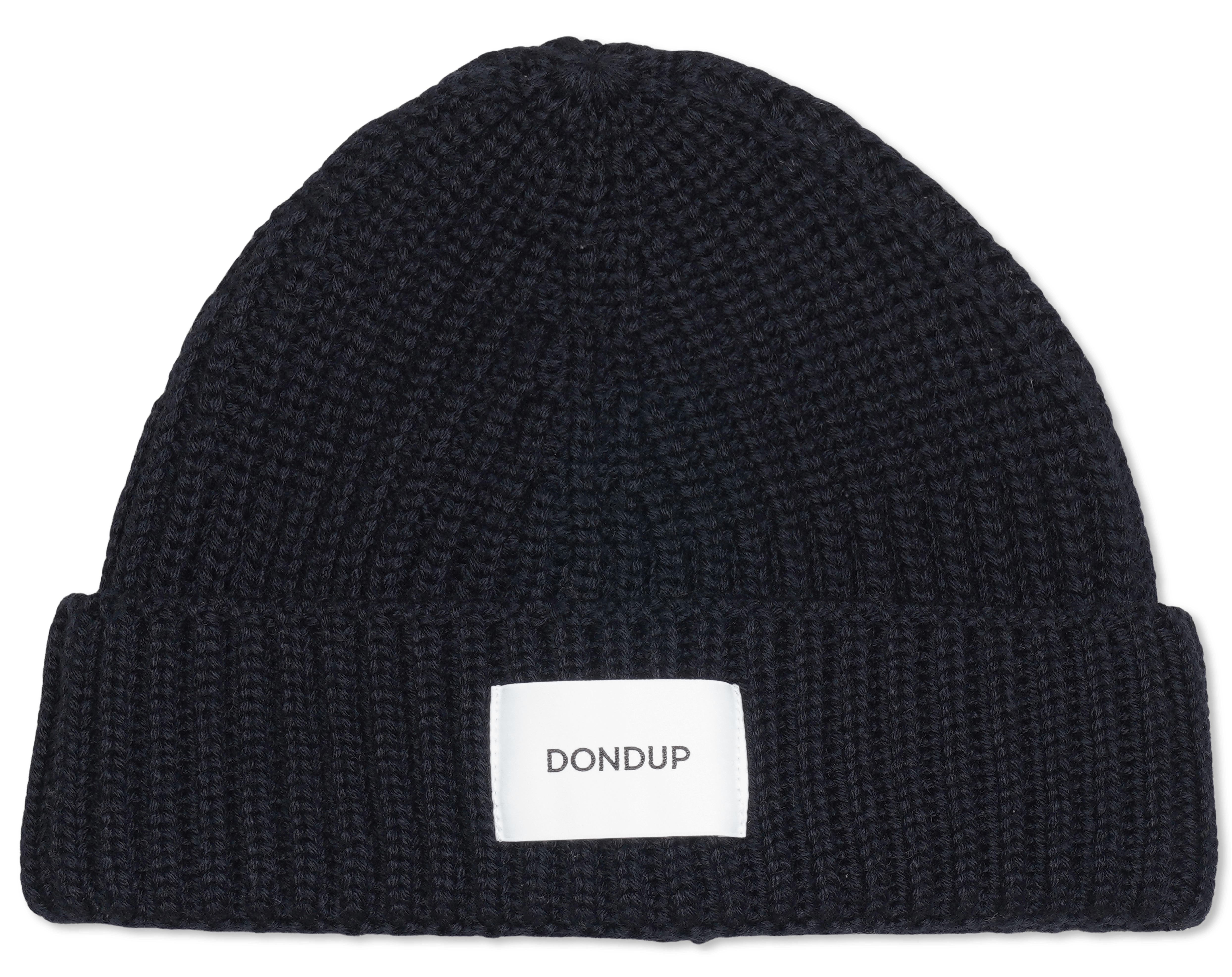 Dondup Rib Knit Beanie Dark Navy