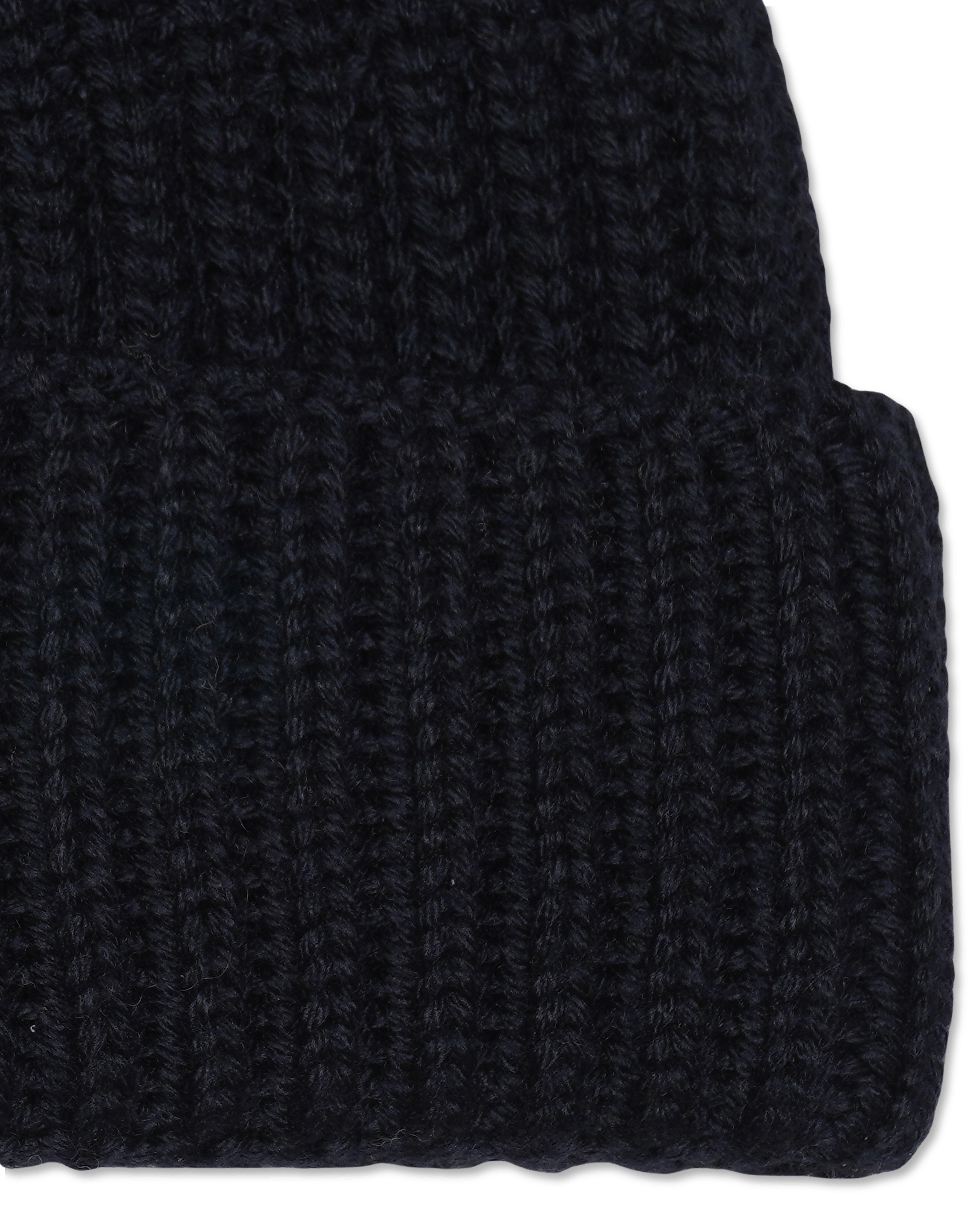 Dondup Rib Knit Beanie Dark Navy