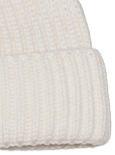 Dondup Rib Knit Beanie Off White