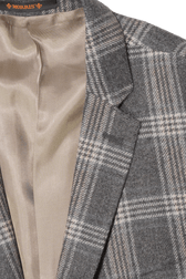 Morris Wool Jacket Check Grey