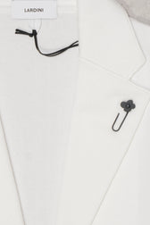 Lardini Knit Jacket Pure Cotton White