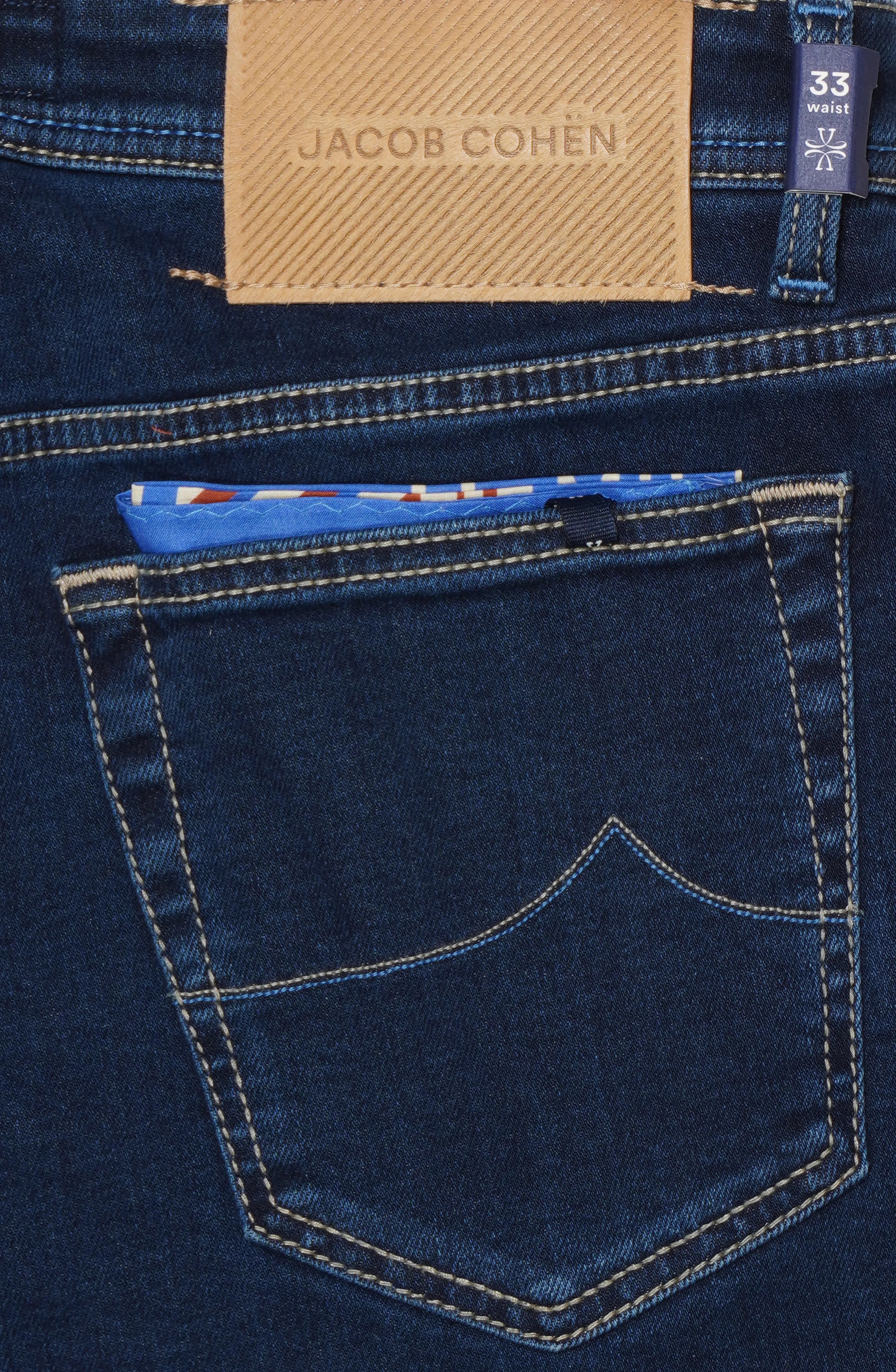 Jacob Cohen Bard Dark Blue Stretch Denim