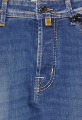 Jacob Cohen Bard Medium Blue Stretch Denim
