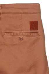 Jacob Cohen Bobby Terracotta Linen Stretch Trousers