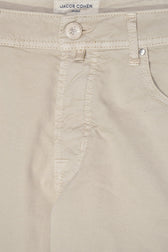 Jacob Cohen Bard Cotton Stretch Trousers Light Beige