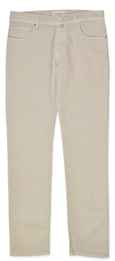 Jacob Cohen Bard Cotton Stretch Trousers Light Beige