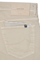 Jacob Cohen Bard Cotton Stretch Trousers Light Beige