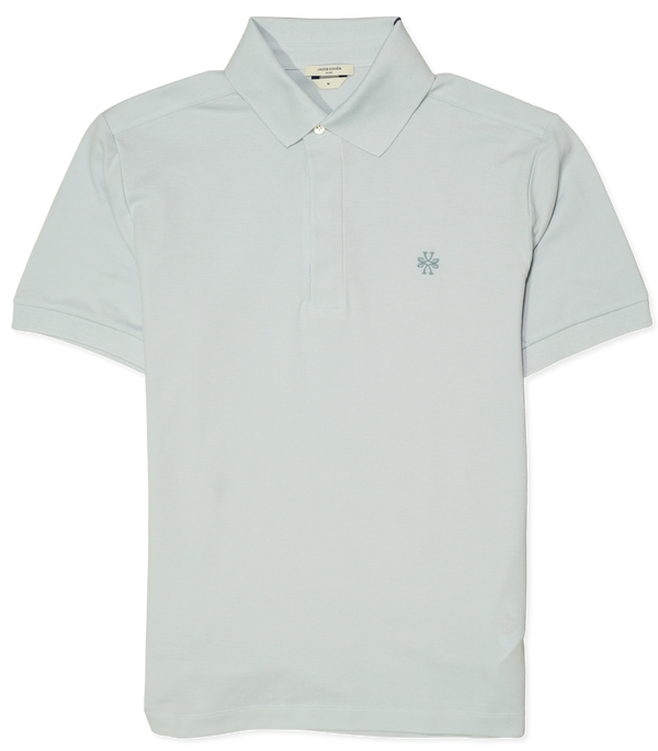 Jacob Cohen Light Blue Cotton Polo Shirt
