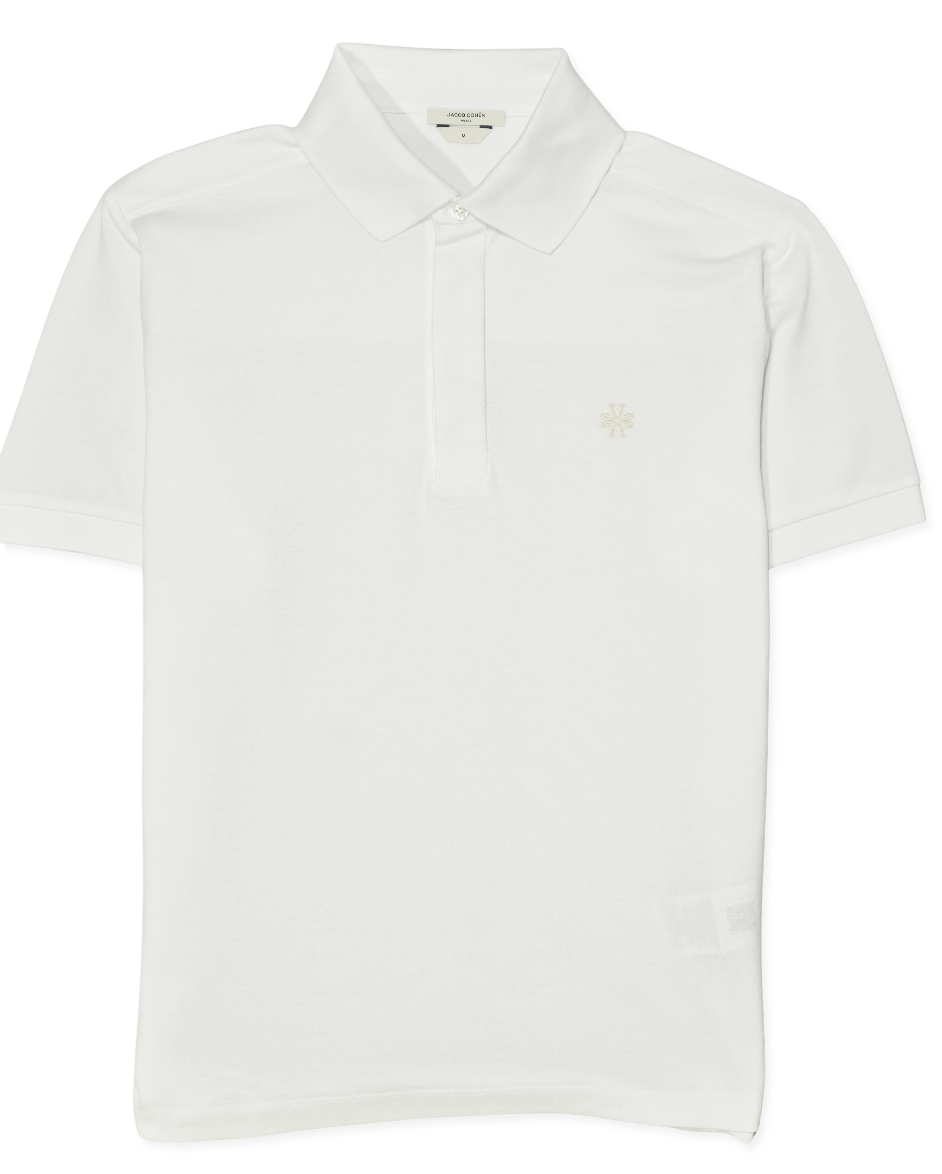 Jacob Cohen White Cotton Polo Shirt