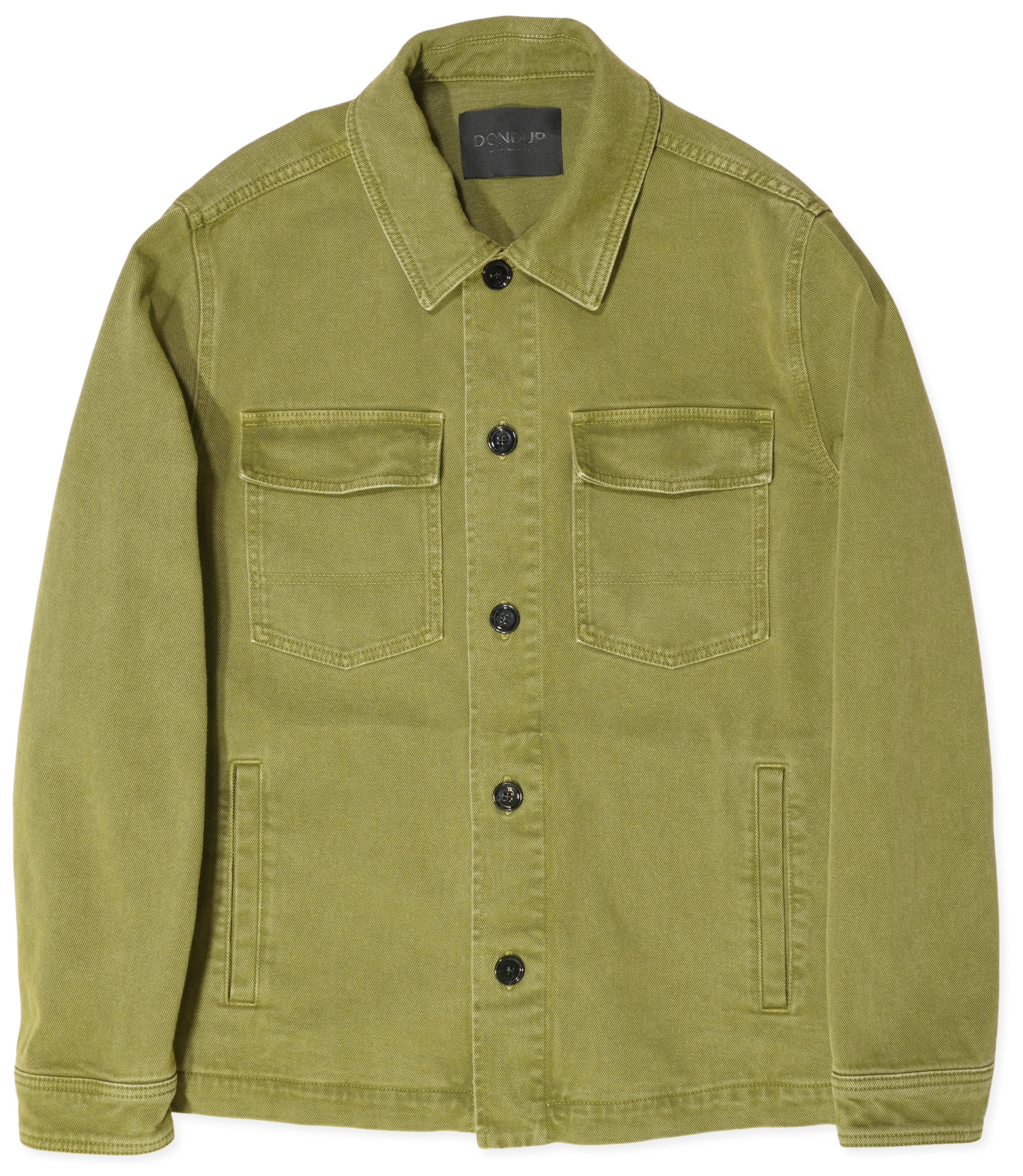 Dondup Jacket Washed Cotton Green