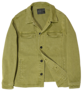 Dondup Jacket Washed Cotton Green