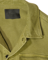 Dondup Jacket Washed Cotton Green