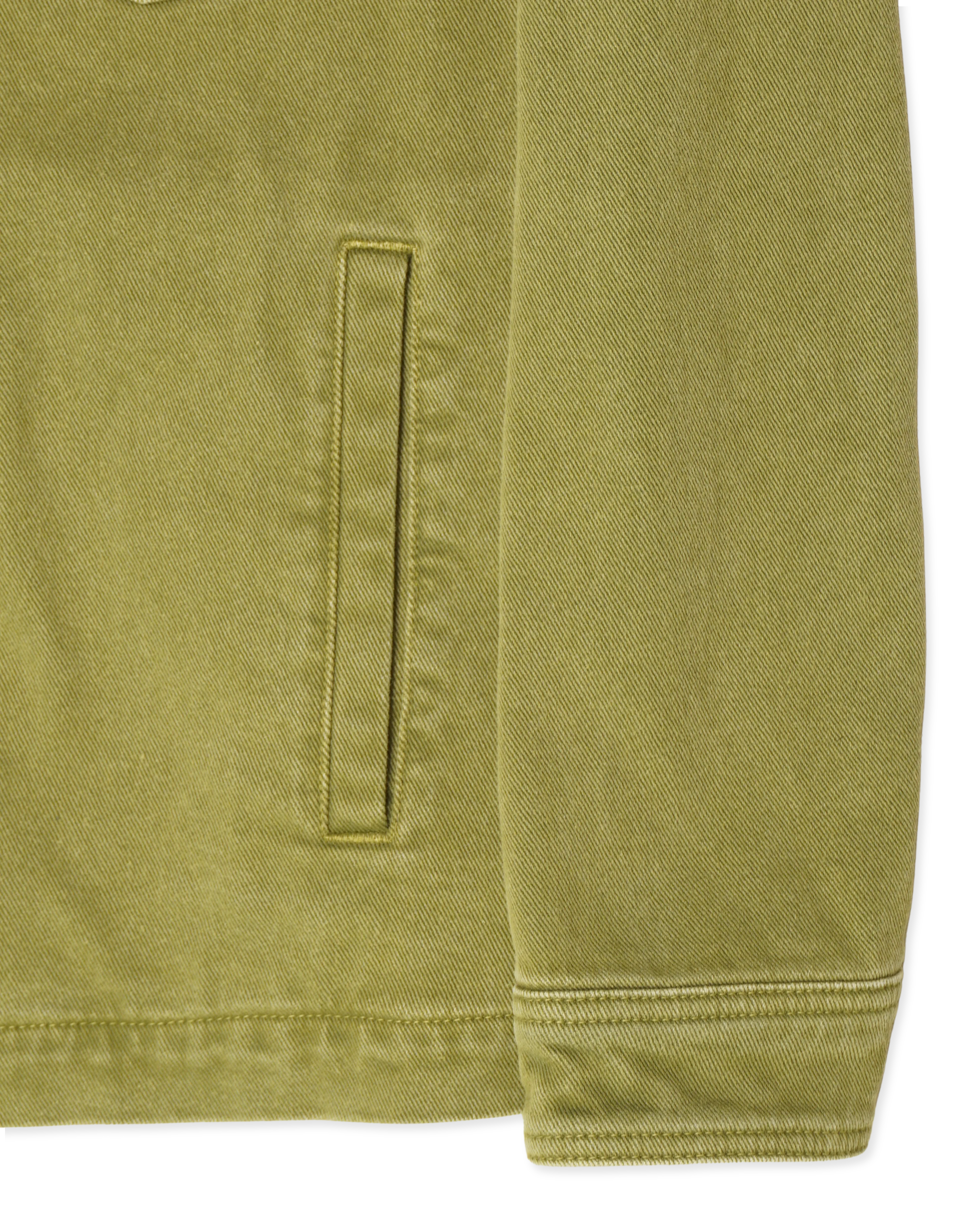 Dondup Jacket Washed Cotton Green