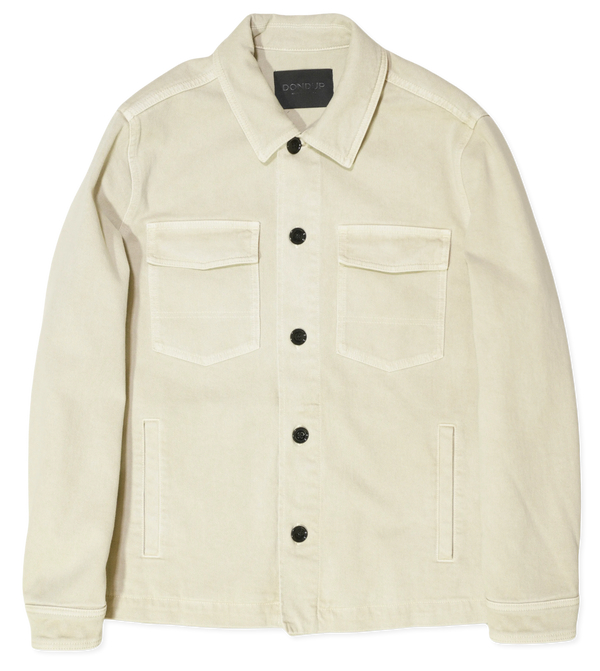 Dondup Jacket Washed Cotton Beige