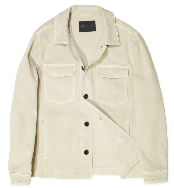 Dondup Jacket Washed Cotton Beige