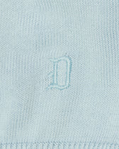 Dondup Garment Dyed Cotton Pullover Light Blue