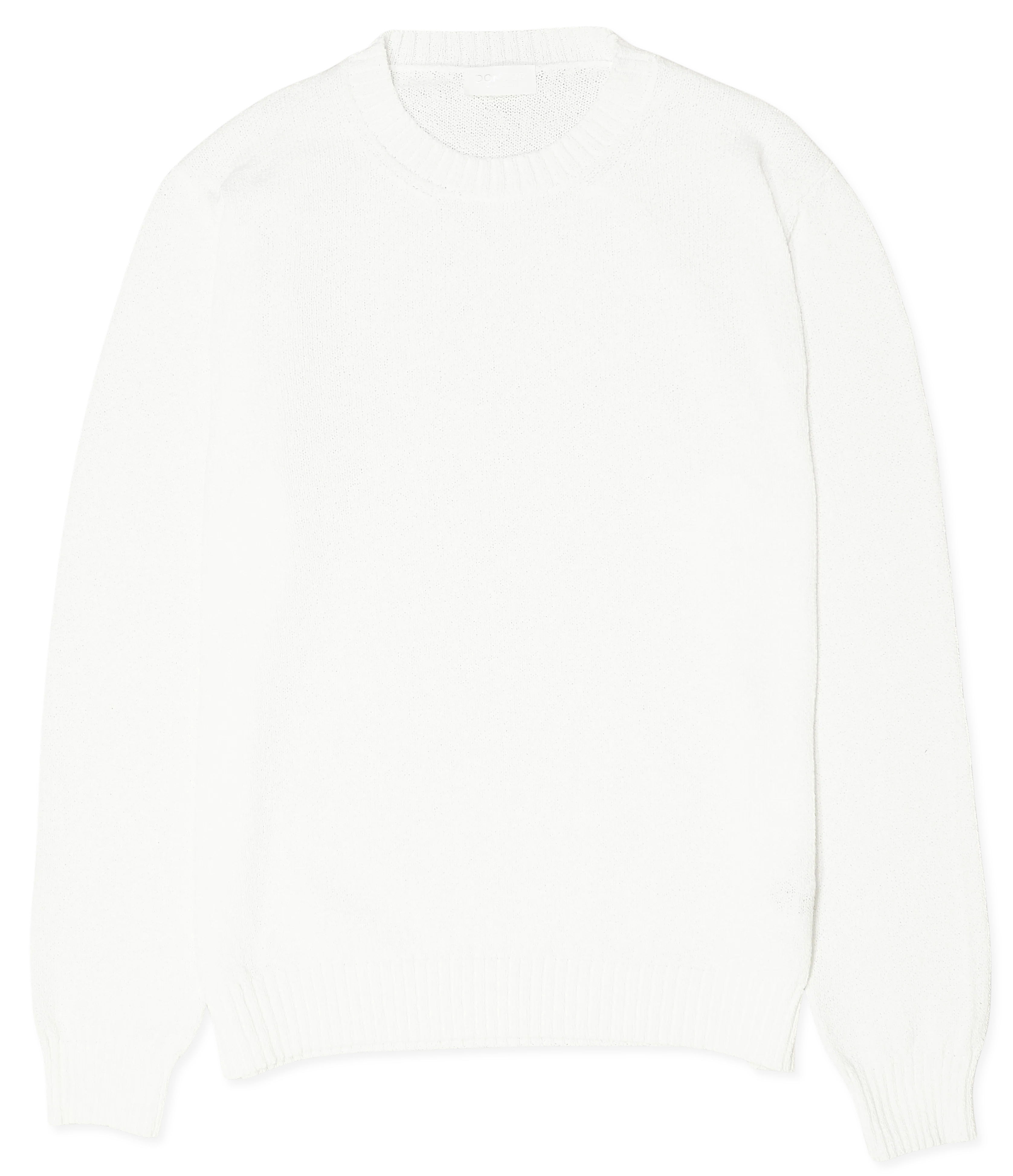 Dondup Pure Cotton Knitted Pullover White