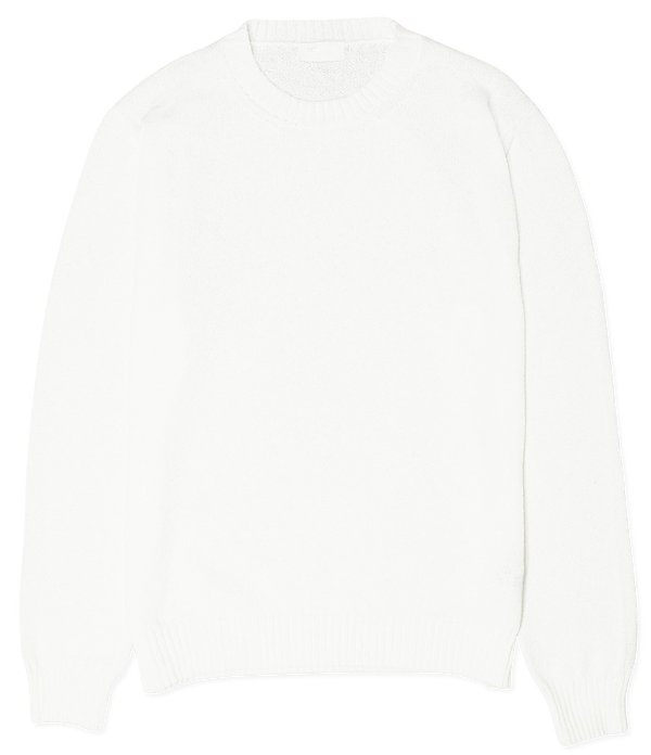 Dondup Pure Cotton Knitted Pullover White