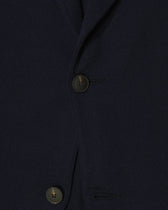 Gran Sasso Knitted Jacket Virgin Wool Navy